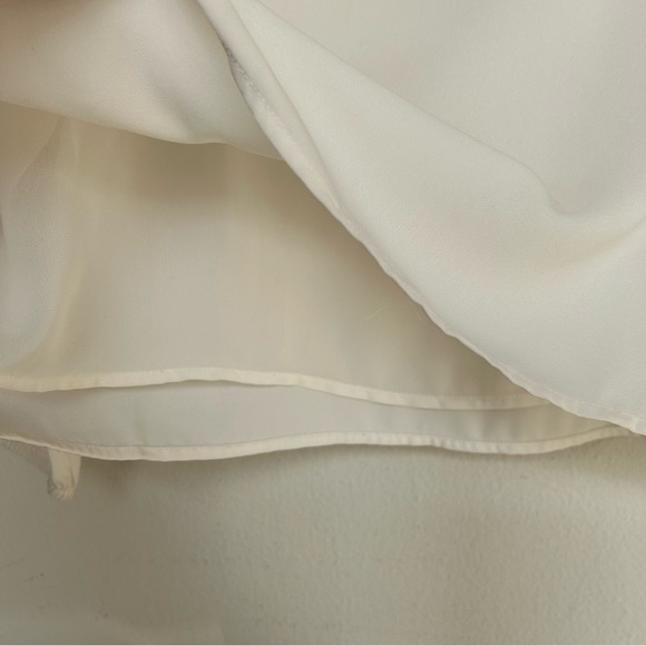 Cece Ruffle Detail Long Sleeve Blouse L - Picture 7 of 9